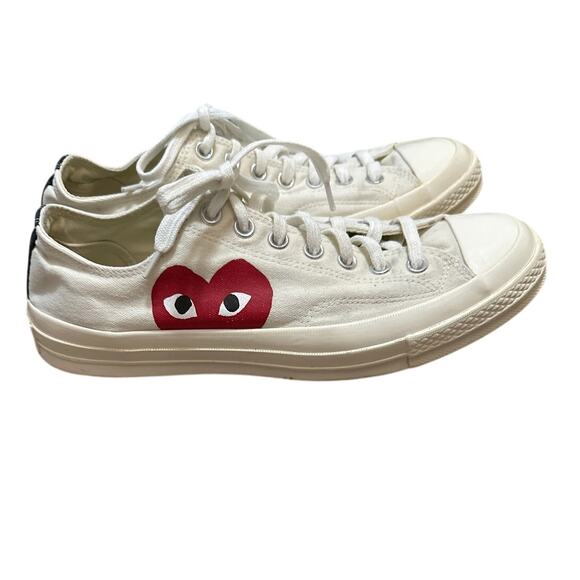 Converse x PLAY Comme des Garçons Chuck 70 **flawed** Size M10 W12 - Picture 2 of 11
